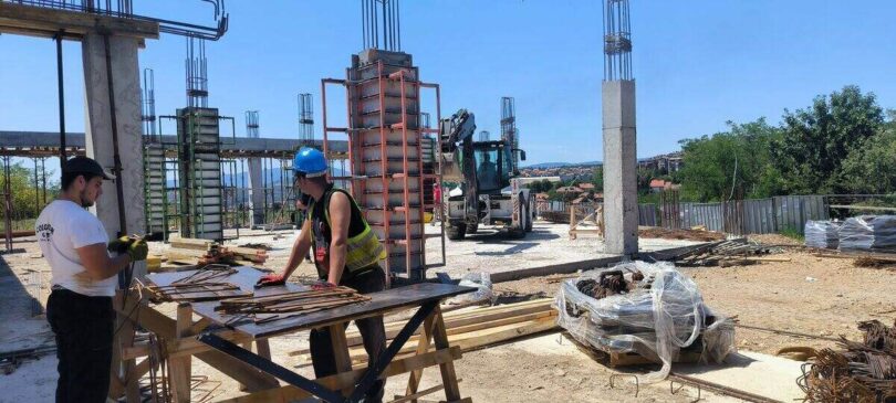 radovi na izgradnji evropskog vrtića