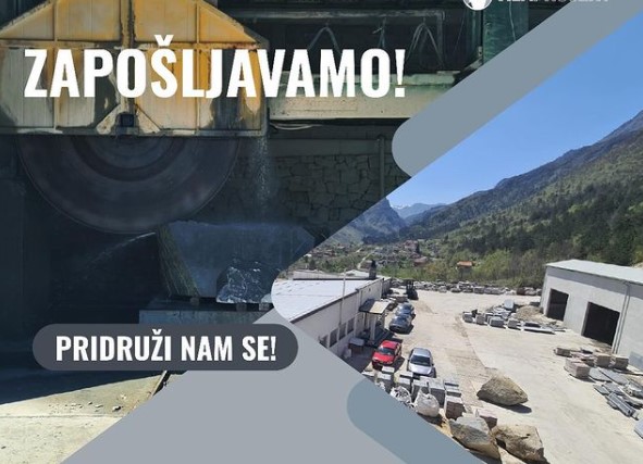 Fabrika kamena u Jablanici zapošljava