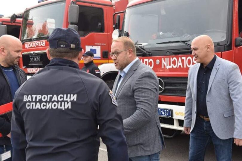 Milikić obišao Odeljenje za vanredne situacije