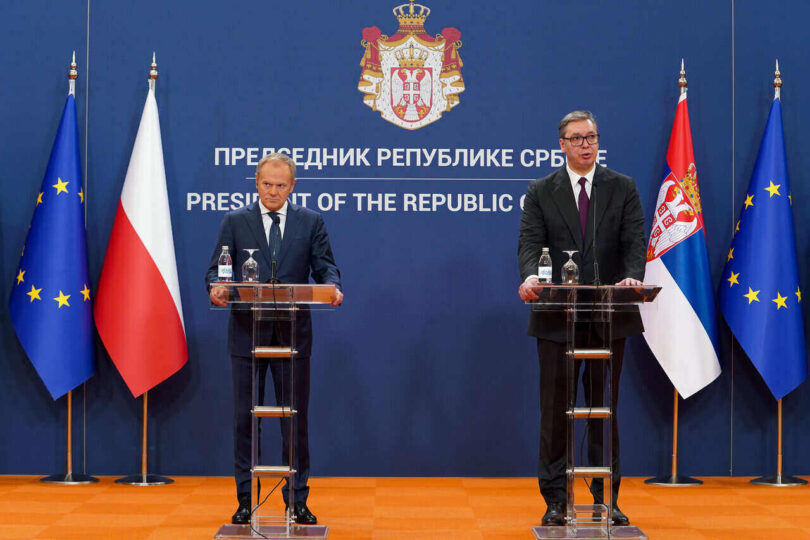 Vučić se sastao sa poljskim premijerom Tuskom