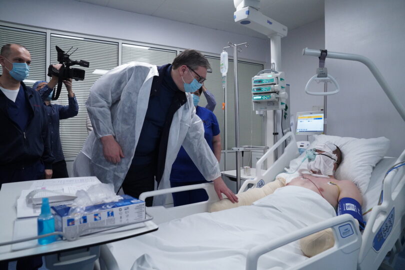 Vučić obišao povređene