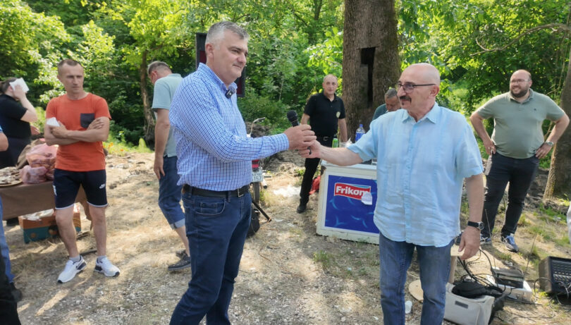 Vladimir Videnović se obratio prisutnima u Nikoličevu