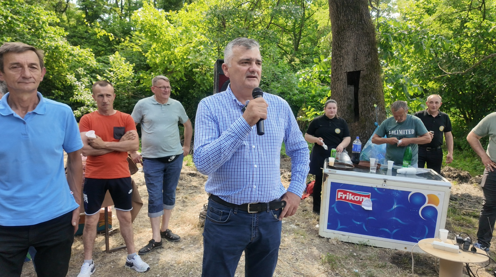 Vladimir Videnović se obratio prisutnima u Nikoličevu