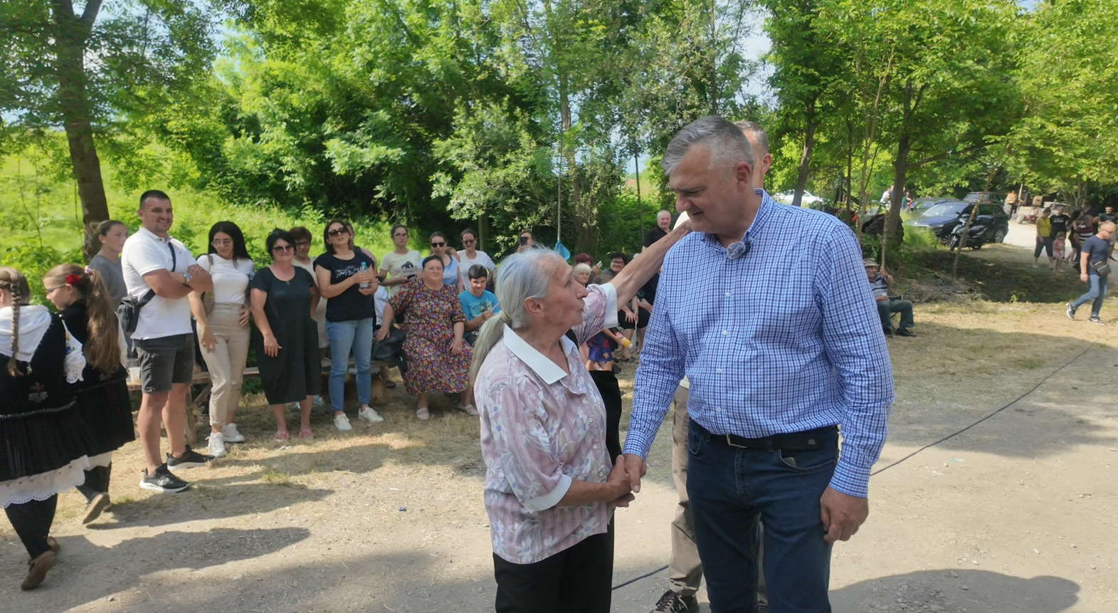 Vladimir Videnović se obratio prisutnima u Nikoličevu