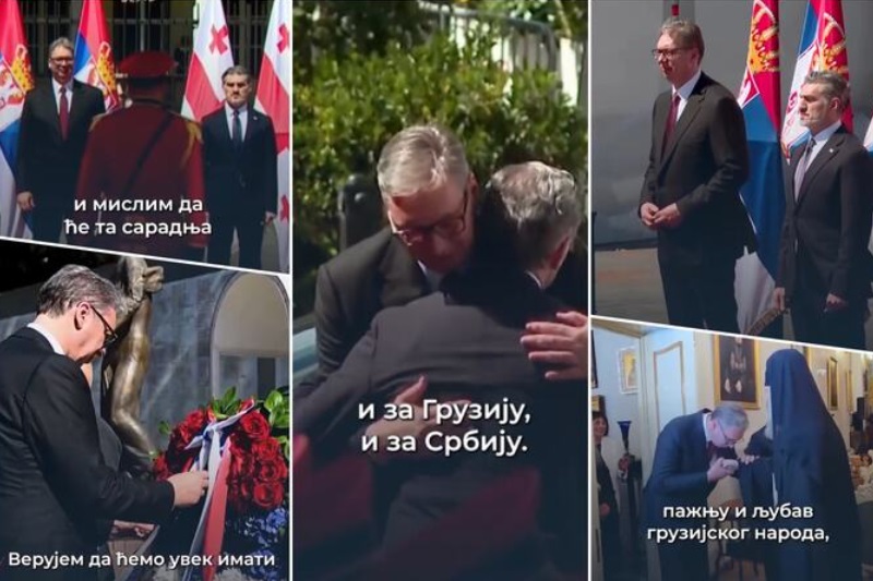 Predsednik Vučić se oglasio iz Gruzije