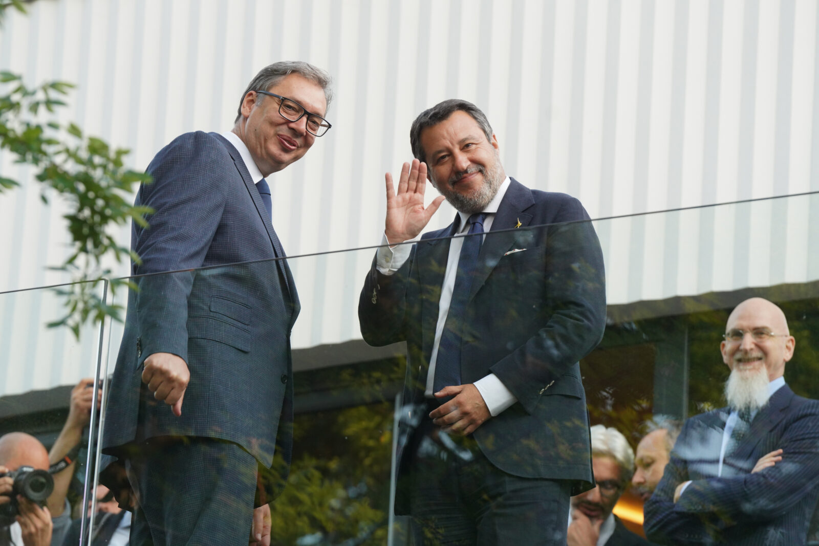 PREDSEDNIK VUČIĆ DOČEKAO MATEA SALVINIJA