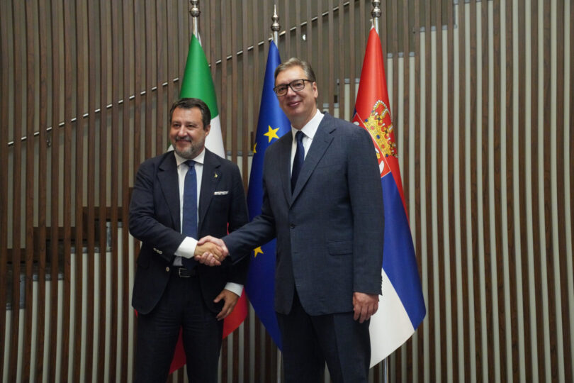 Vučić Salvini sastanak